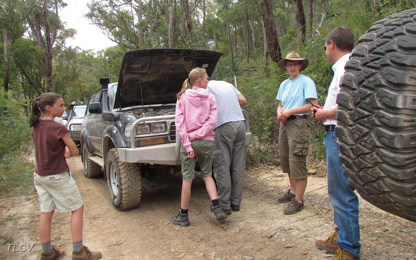 26-Heidi solves George's electrical fault with a tap on the alternator .JPG